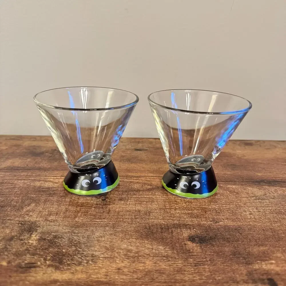 Kleiner Feigling Vodka Fig “Little Coward” Cocktail Glasses -Set of 2